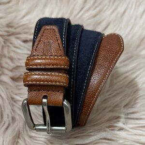 Martin Dingman Suede / leather Men's Belt